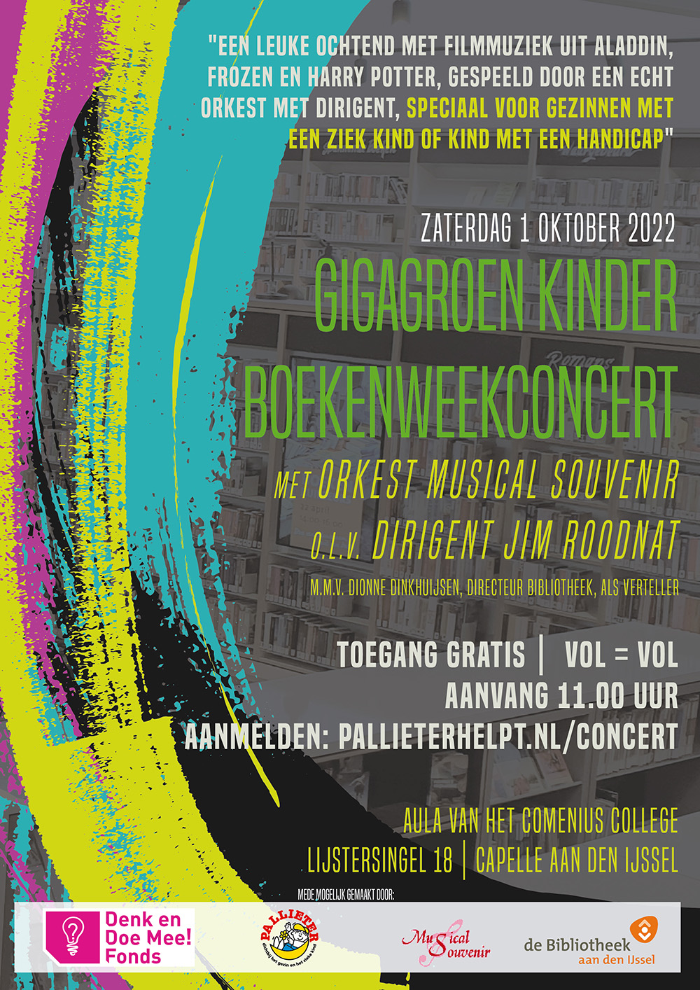 2022 07 29 poster kinderboekenweek concert gezinnen v2 web
